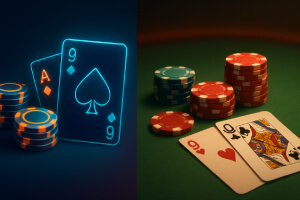 Online vs Live Baccarat